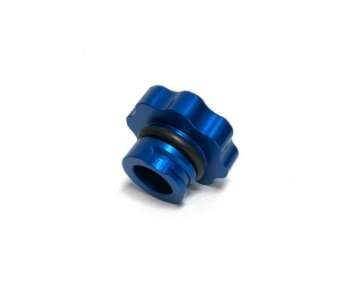 Picture of Fleece Performance 01-16 GM 2500-3500 Duramax Billet Oil Cap Cover - Blue