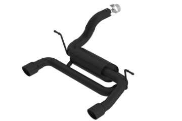 Picture of Borla 18-19 Jeep Wrangler JL-JLU 2-0L 4Cyl 2DR-4DR Axle Back Exhaust ATAK w- 2-5in Tips - Black