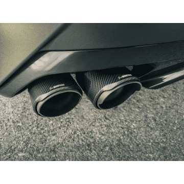 Picture of Akrapovic 2019 BMW Z4 M40i G29 Slip-On Line Titanium w-Carbon Fiber Tips