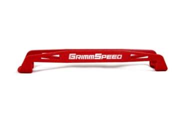 Picture of GrimmSpeed 08-18 Subaru WRX-STI Lightweight Battery Tie Down - Red