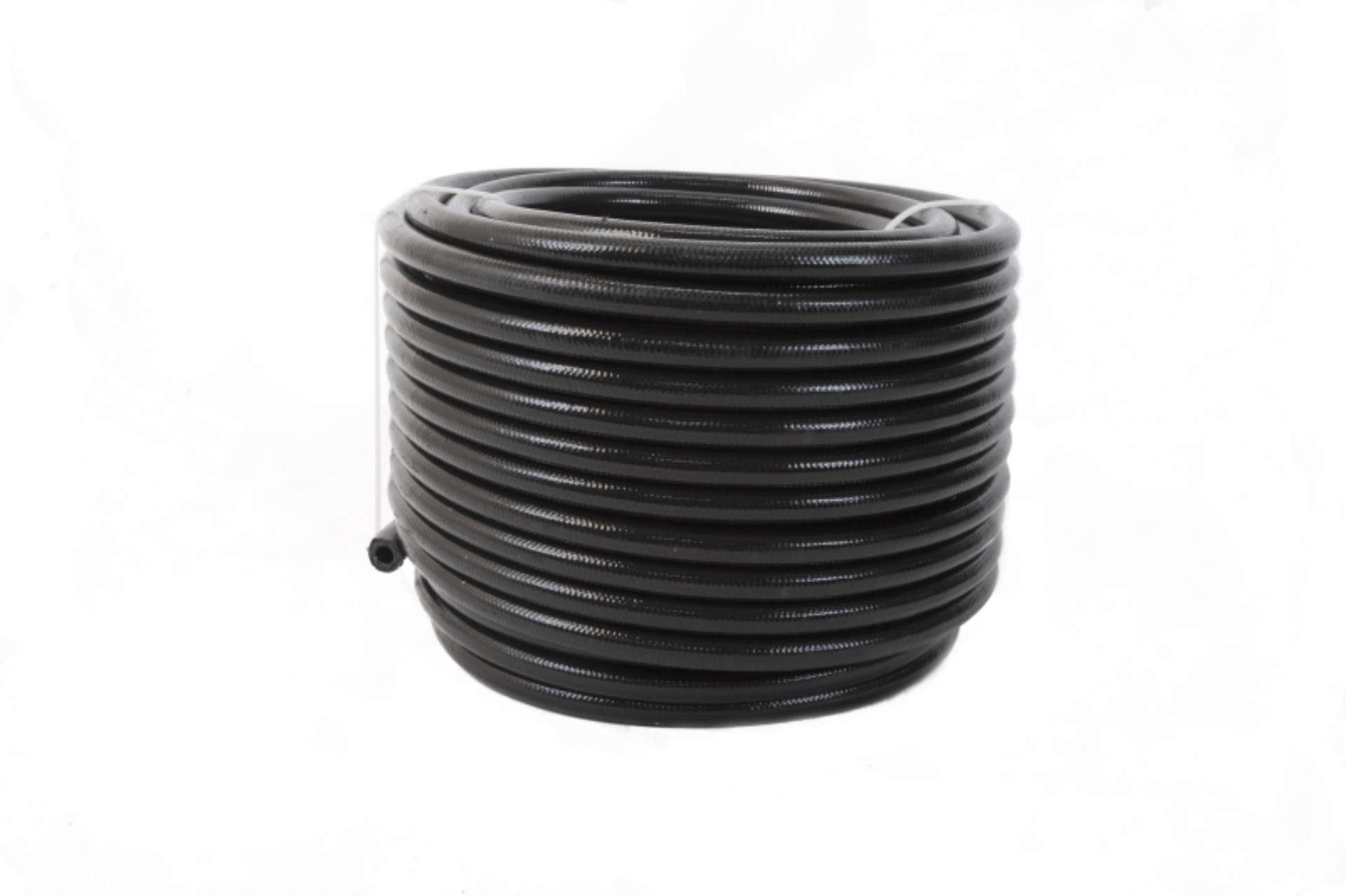 Picture of Aeromotive PTFE SS Braided Fuel Hose - Black Jacketed - AN-06 x 12ft