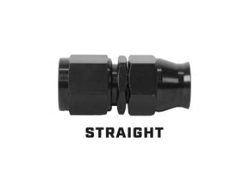 Picture of Aeromotive PTFE Hose End - AN-06 - Straight - Black Anodized