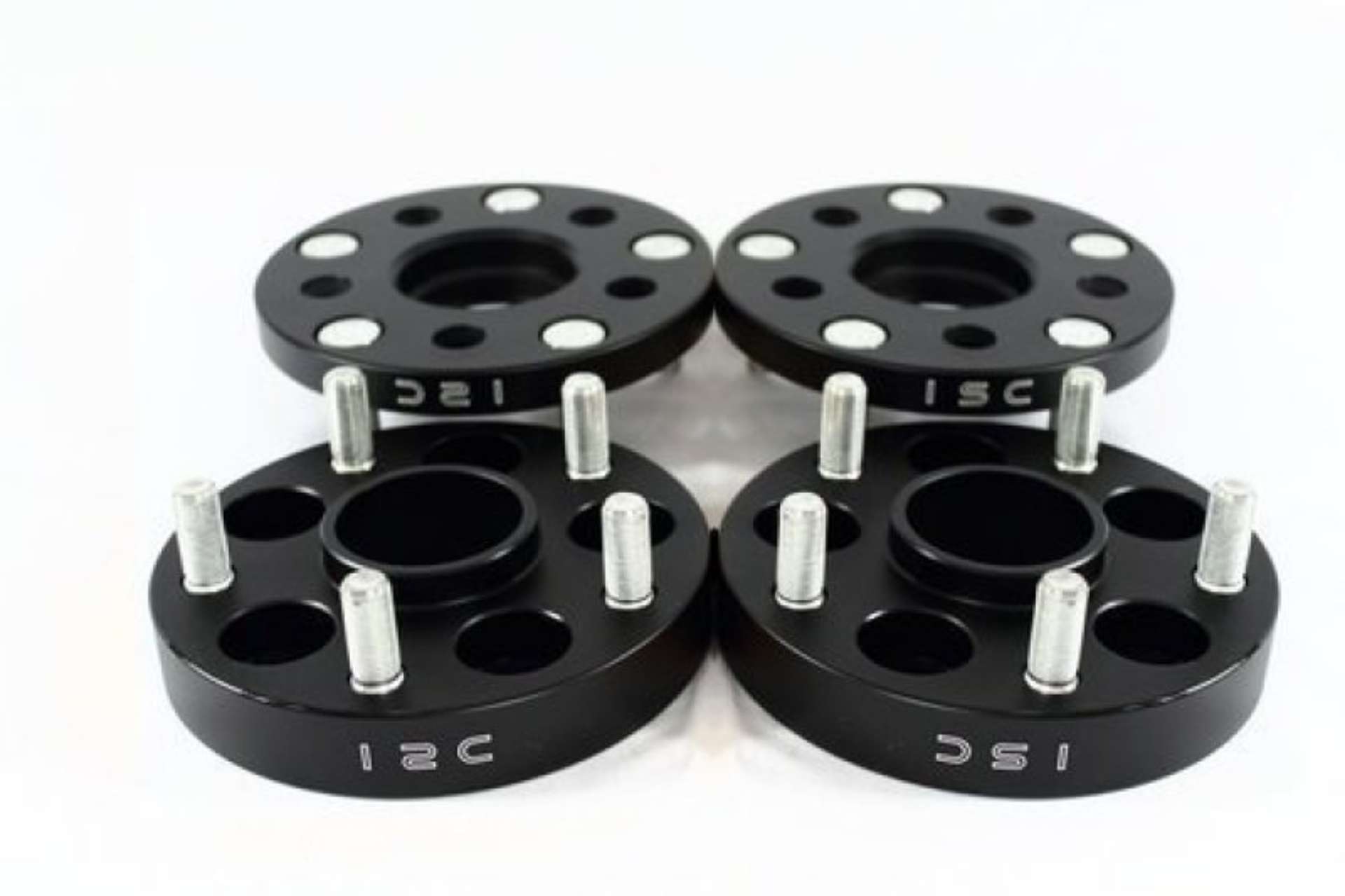 Picture of ISC Suspension 5x114-3 Hub Centric Wheel Spacers 20mm Black Pair