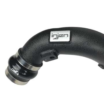 Picture of Injen 18-19 Audi S4-S5 B9 V6 3-0L Turbo Wrinkle Black Intercooler Piping