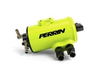 Picture of Perrin 02-07 Subaru WRX-STI Air Oil Separator - Neon Yellow