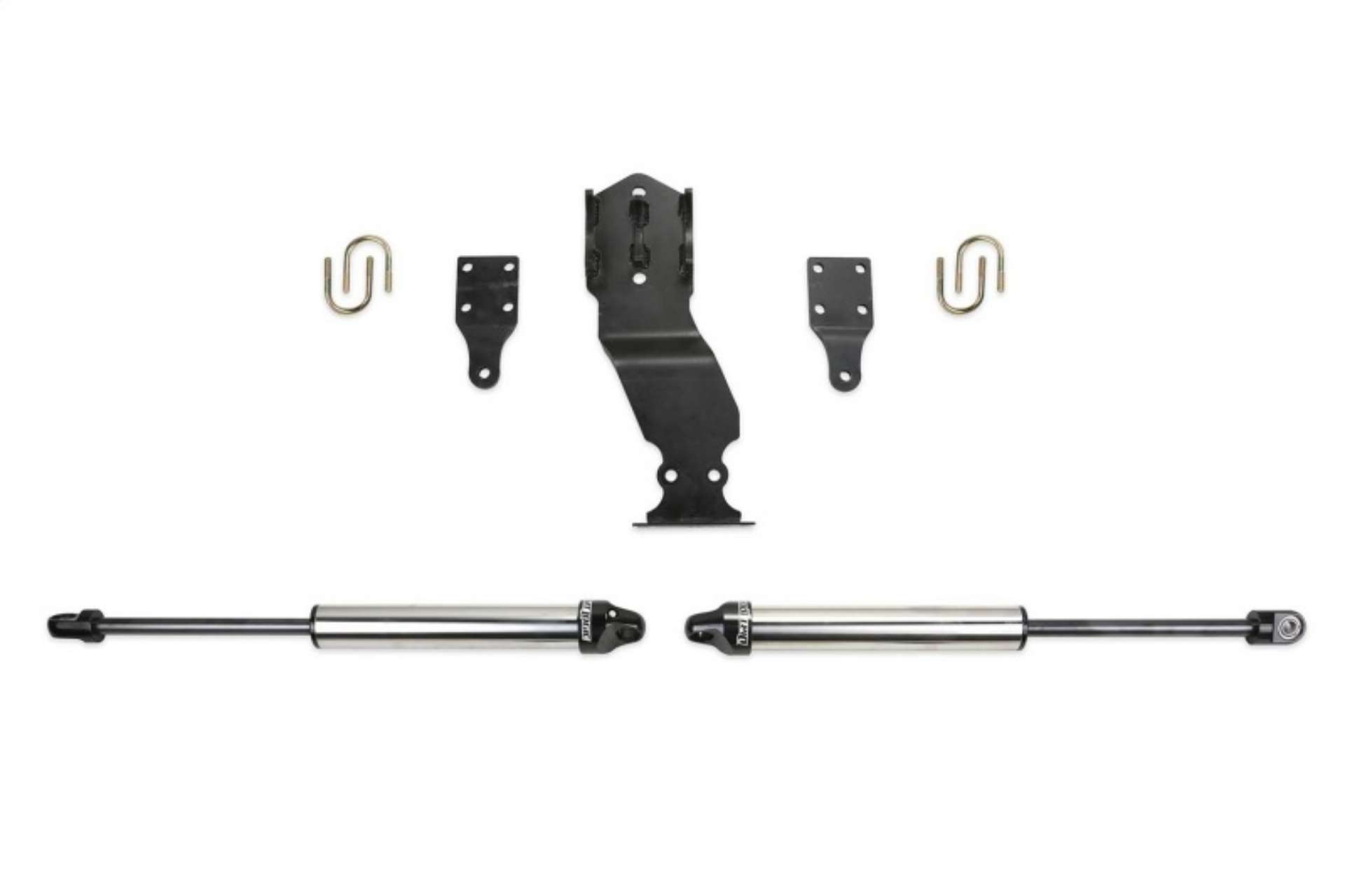 Picture of Fabtech 17-21 Ford F250-F350 4WD Dual Steering Stabilizer System w-DL 2-25 Shocks