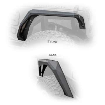 Picture of DV8 Offroad 2007-2018 Jeep Wrangler Armor Fenders