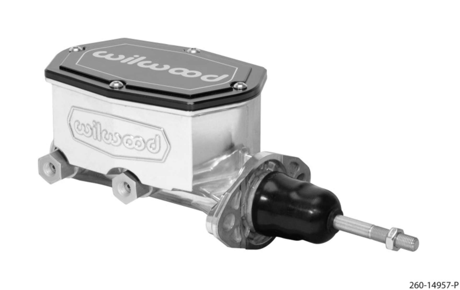 Picture of Wilwood Compact Tandem Master Cylinder - 7-8in Bore - w-Pushrod Ball Burnished