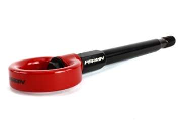 Picture of Perrin 08-14 Subaru WRX-STI Tow Hook Kit Front - Red