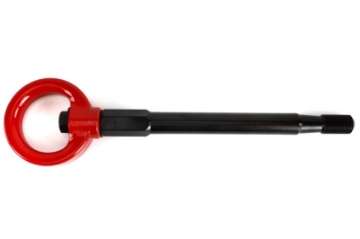 Picture of Perrin 08-14 Subaru WRX-STI Tow Hook Kit Front - Red