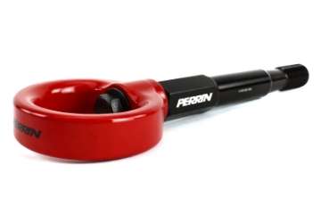 Picture of Perrin 15-17 Subaru WRX-STI Tow Hook Kit Front - Red