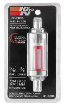 Picture of K&N 5-16in x 3-8in Universal Replacement In-Line Fuel Filter