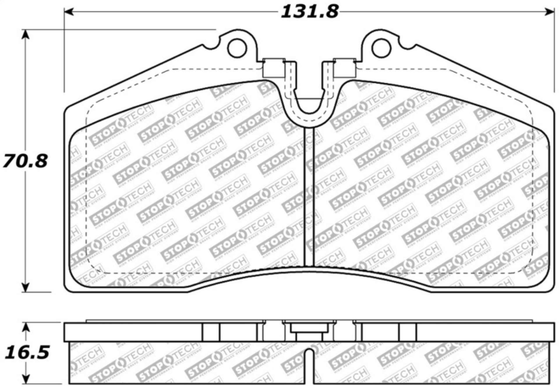 Picture of StopTech 86-98 Porsche 911-928-944-968 Street Select Brake Pads