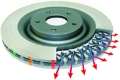 Picture of DBA Street T2 Slotted KP Rotor Street Flat Disc Replaces AP CP4542-106-107 w-o Nuts