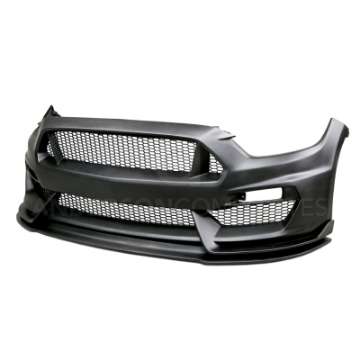 Picture of Anderson Composites 15-16 Ford Mustang GT350 Style Fiberglass Front Bumper w- Front Lip