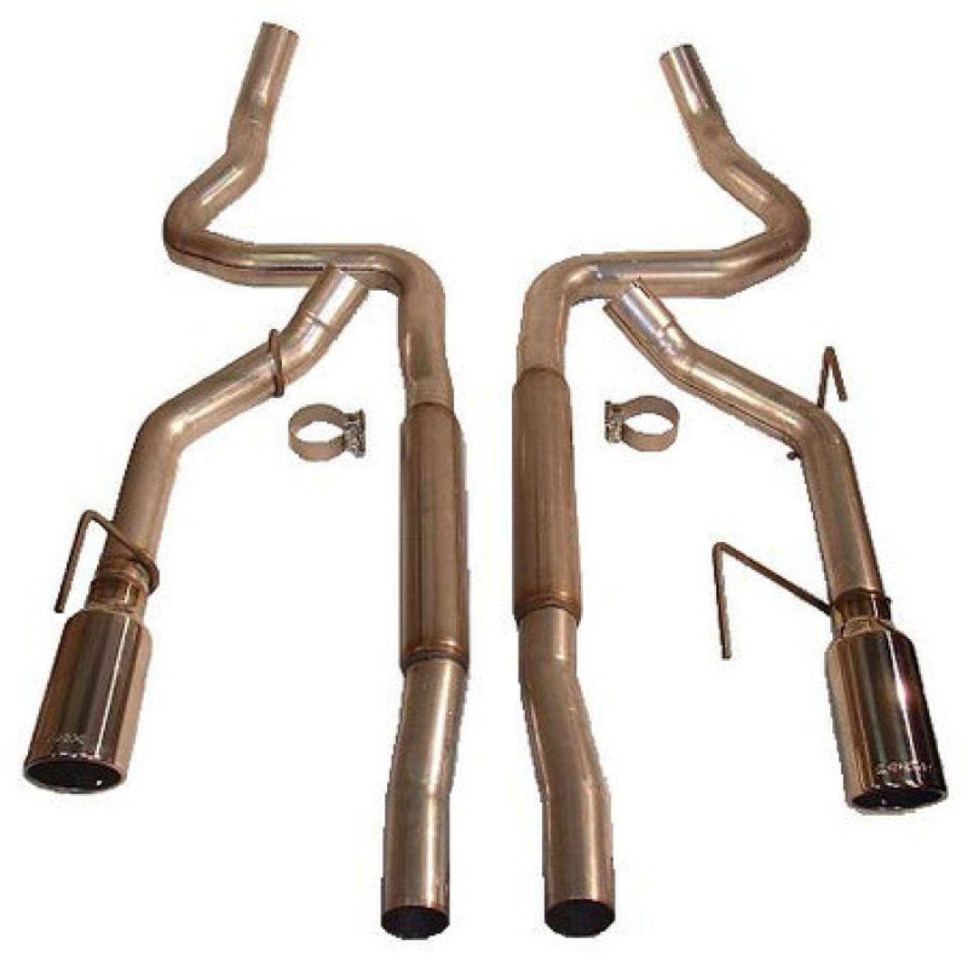 Picture of Roush 2005-2009 Ford Mustang GT-GT500 Enhanced Sound Dual Cat-Back Exhaust Kit