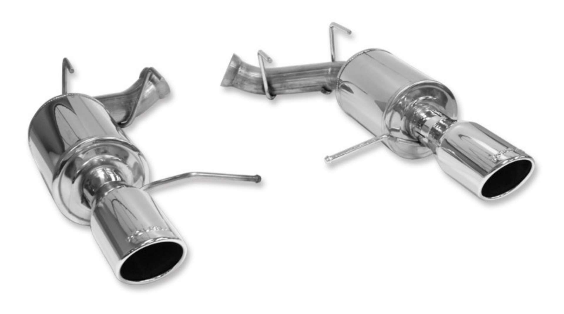 Picture of Roush 2011-2014 Ford Mustang V6 Enhanced Sound Dual Axle-Back w- Round Tips