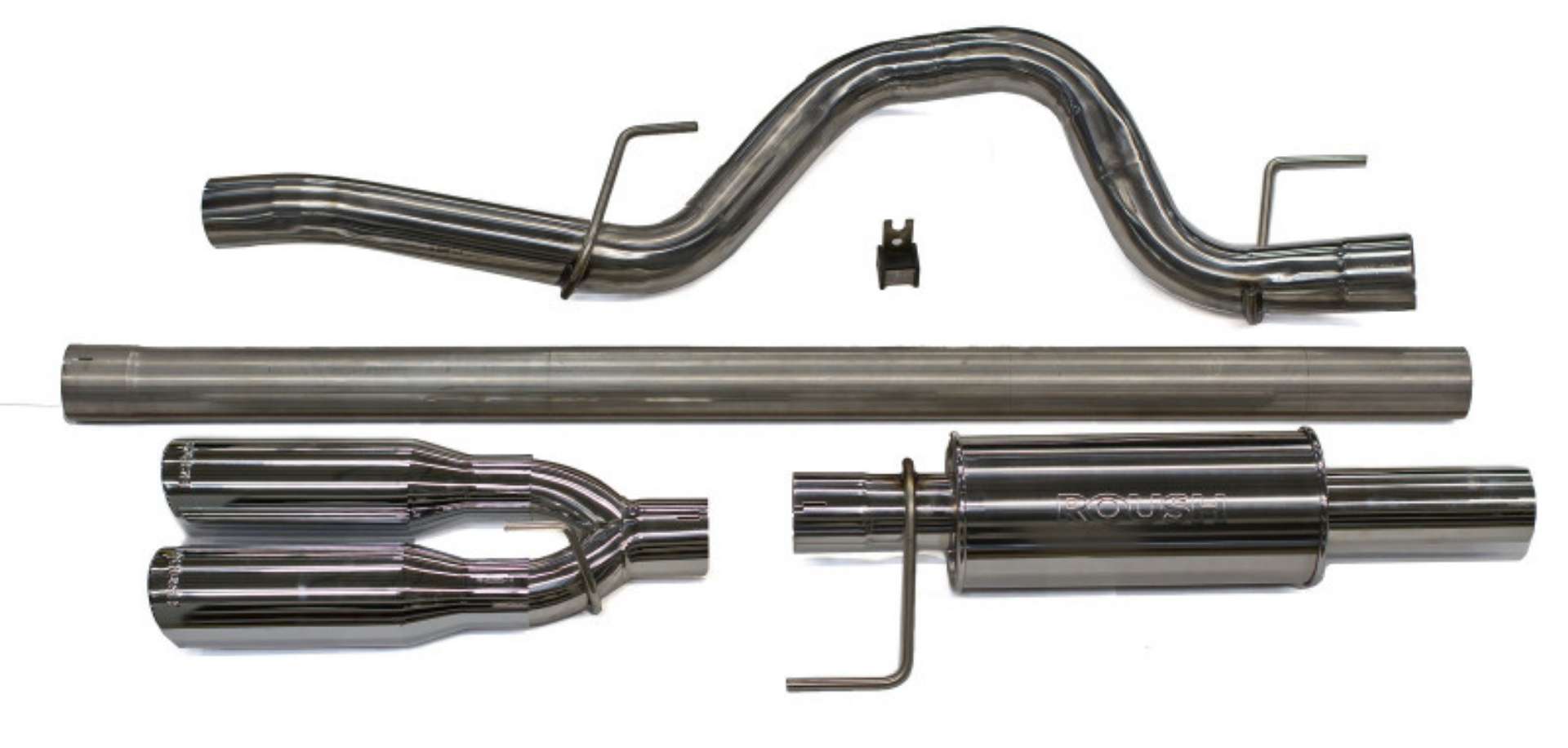 Picture of Roush 2011-2014 Ford F-150 3-5L-5-0L-6-2L Enhanced Sound Cat-Back Exhaust Kit