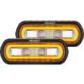 Picture of Rigid Industries SR-L Series Surface Mount LED Spreader Pair w- Amber Halo - Universal