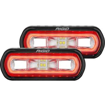 Picture of Rigid Industries SR-L Series Surface Mount LED Spreader Pair w- Amber Halo - Universal