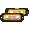 Picture of Rigid Industries SR-L Series Flush Mount LED Spreader Pair w- Amber Halo - Universal