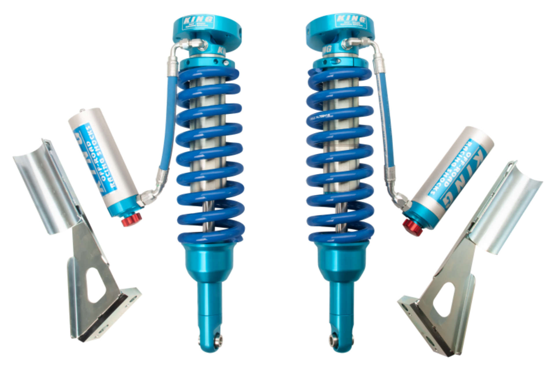 Picture of King Shocks 03-09 Lexus GX470 Front 2-5 Dia Remote Reservoir Coilover w-Adjuster Pair