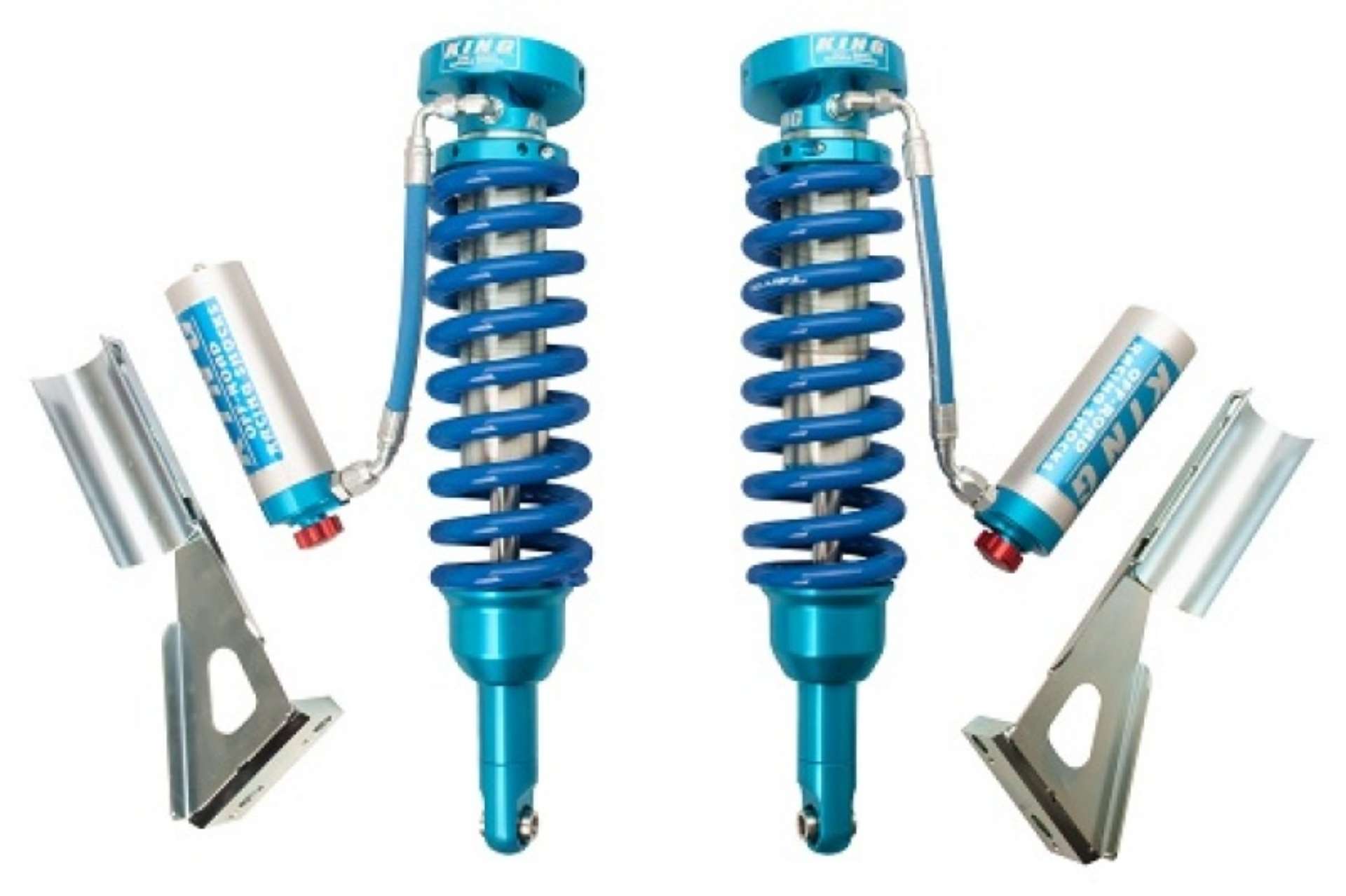 Picture of King Shocks 03-09 Lexus GX470 Front 2-5 Dia Remote Reservoir Coilover w-Adjuster Pair