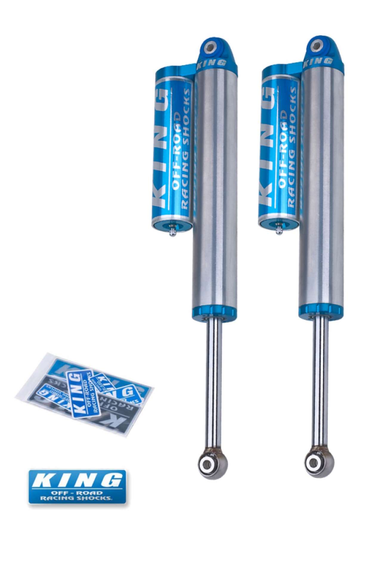 Picture of King Shocks 07-18 Chevrolet-GMC Silverado-Sierra 1500 Rear 2-5 Dia Piggyback Res Shock Pair