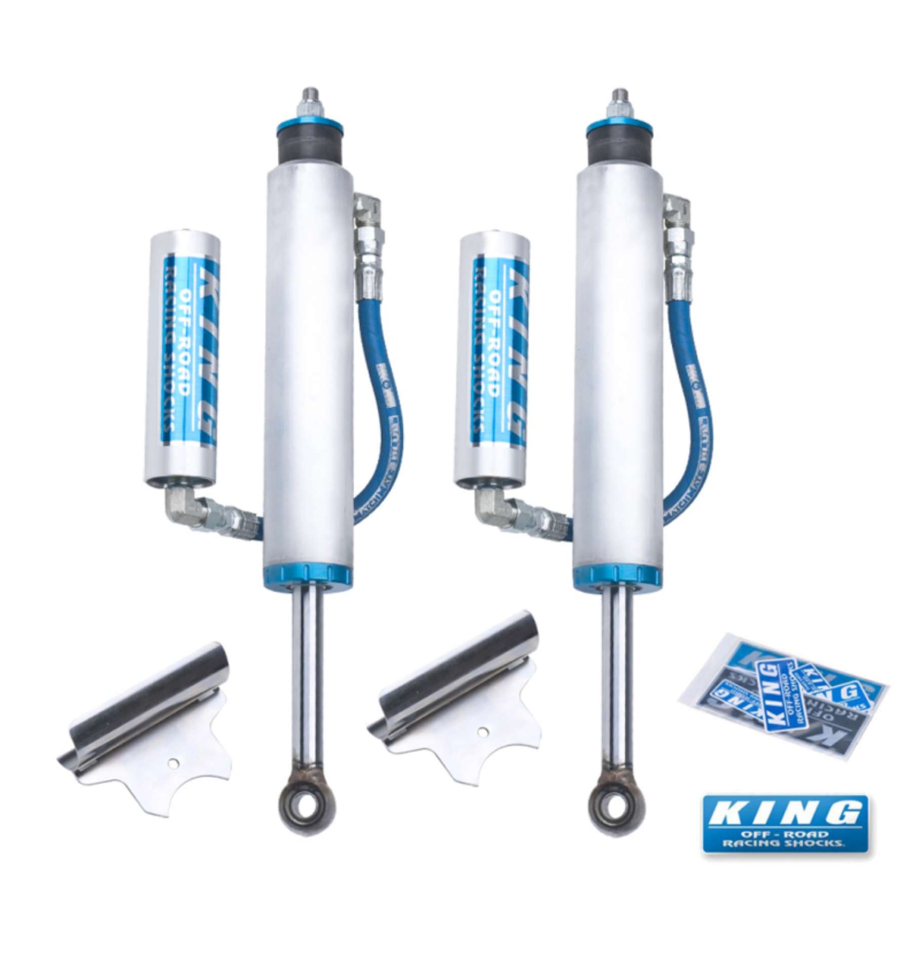 Picture of King Shocks 00-10 Chevrolet Silverado 2500-3500 Front 2-5 Dia Remote Reservoir Shock Pair