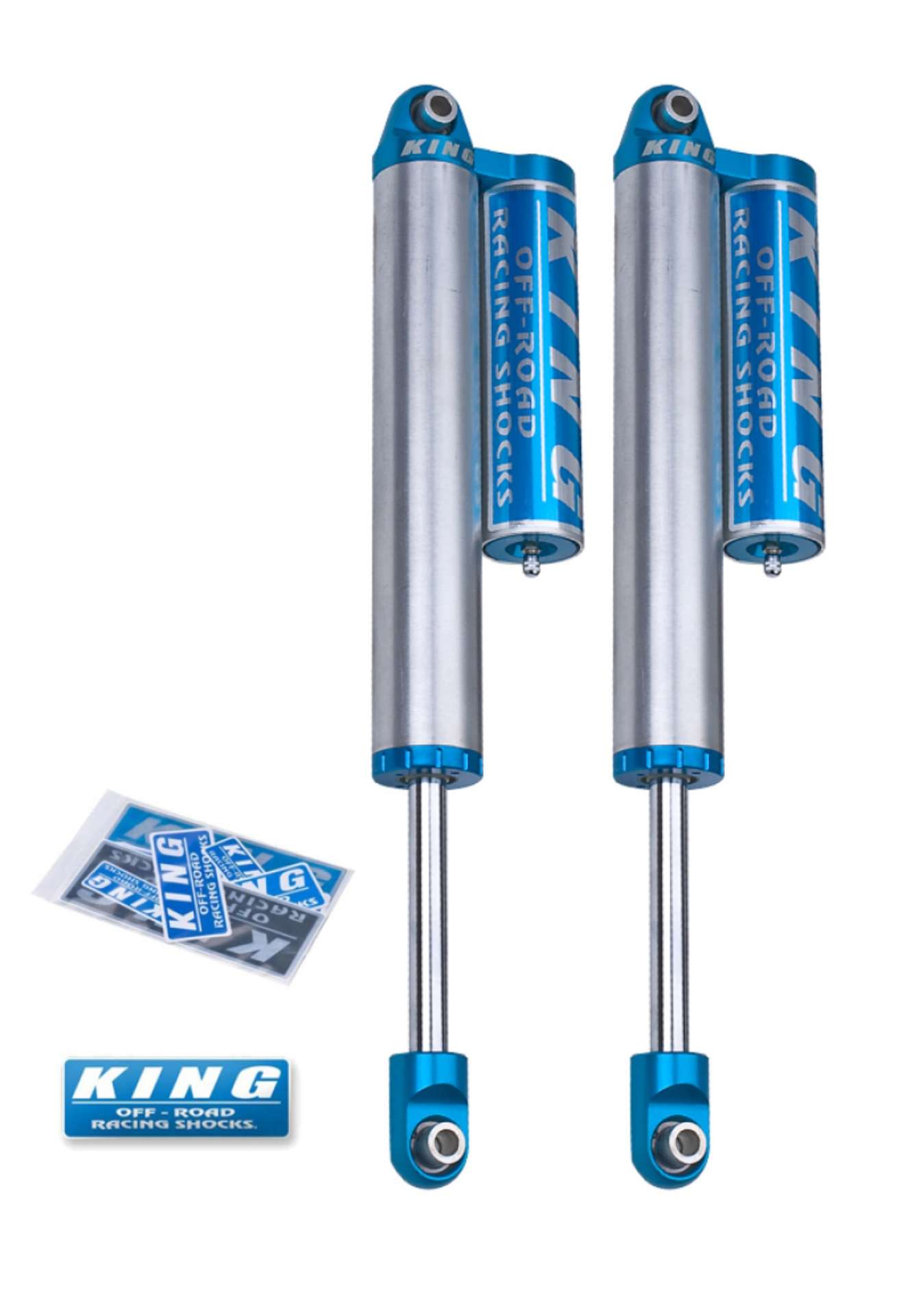 Picture of King Shocks 00-10 Chevrolet Silverado 2500-3500 Rear 2-5 Dia Piggyback Reservoir Shock Pair