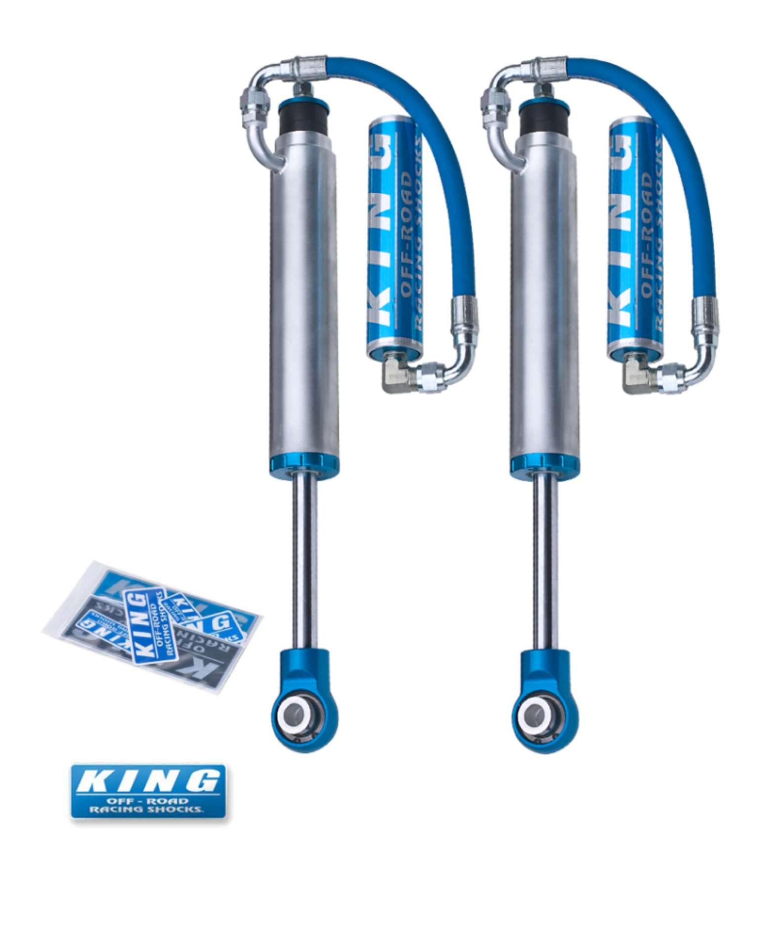 Picture of King Shocks 03-09 Toyota Land Cruiser 120 Rear 2-5 Dia Remote Reservoir Shock Pair