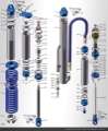 Picture of King Shocks 2-5 PR Bypass Adjusting Nut 3-4 Hex -625 Tube - Blue