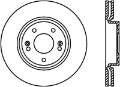 Picture of StopTech 09-18 Kia Forte Cryo Front Left Slotted Sport Brake Rotor