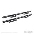 Picture of Westin 2019 Chevrolet Silverado - GMC Sierra 1500 Crew Cab Drop Nerf Step Bars - Textured Black