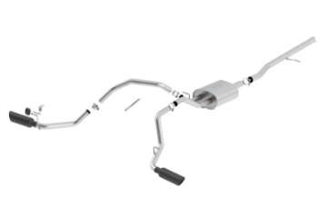 Picture of Borla 14-19 Chevrolet Silverado - GMC Sierra 1500 Cat-Back Touring Exhaust - 4in Tip