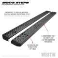 Picture of Westin Grate Steps Running Boards 83 in - Textured Black