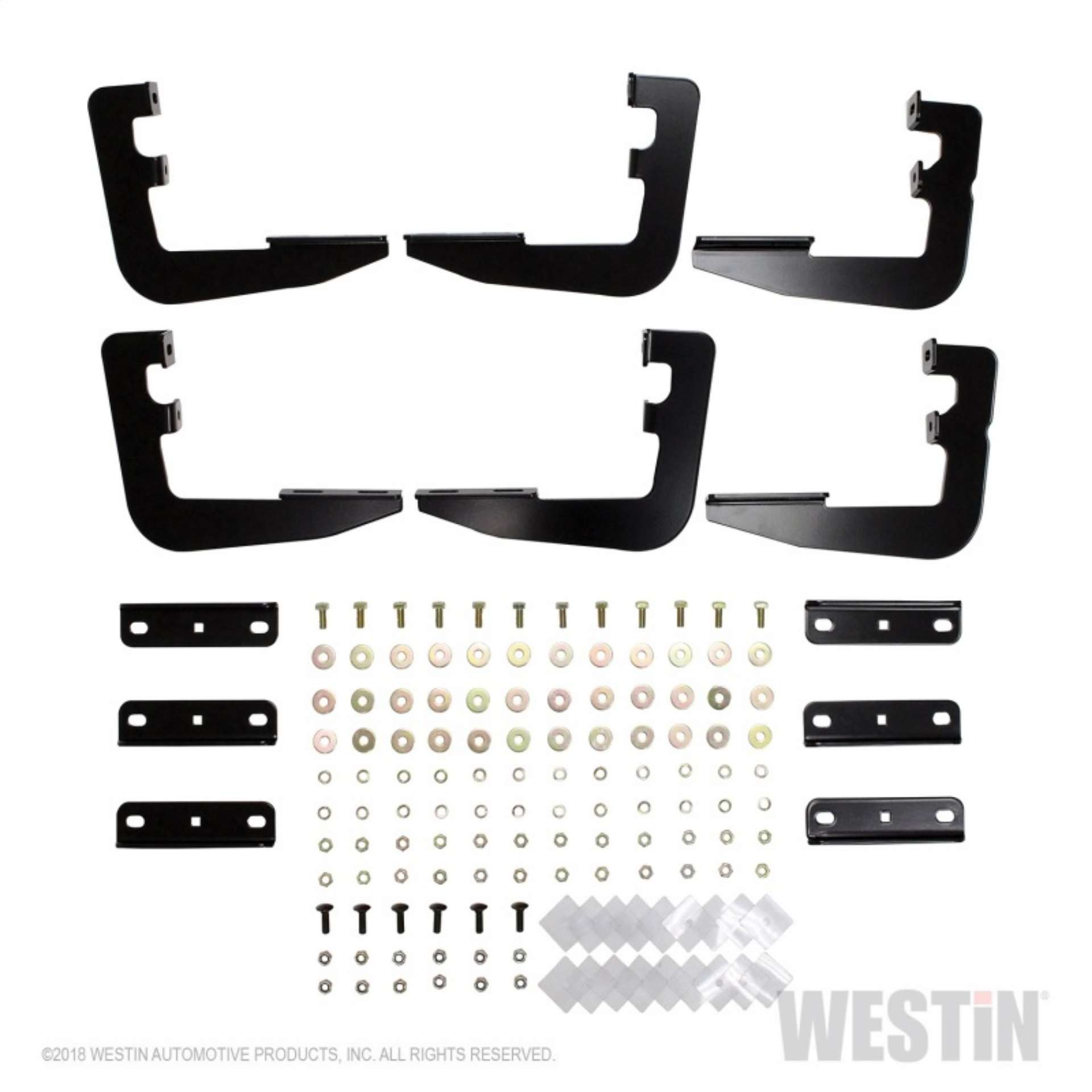 Picture of Westin 2019 Ram 1500 Quad-Crew Cab Excl- 2019 Ram 1500 Classic Running Board Mount Kit - Black