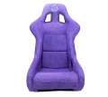 Picture of NRG FRP Bucket Seat PRISMA Edition W- pearlized Back Purple Alcantara - Large