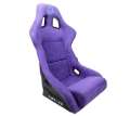 Picture of NRG FRP Bucket Seat PRISMA Edition W- pearlized Back Purple Alcantara - Large