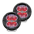 Picture of Rigid Industries 360-Series 4in LED Off-Road Drive Beam - Red Backlight Pair