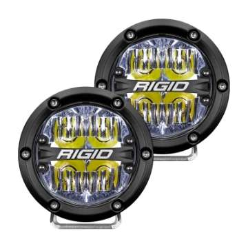 Picture of Rigid Industries 360-Series 4in LED Off-Road Drive Beam - White Backlight Pair