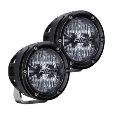 Picture of Rigid Industries 360-Series 4in LED Off-Road Drive Beam - Amber Backlight Pair