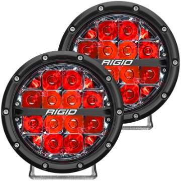 Picture of Rigid Industries 360-Series 6in LED Off-Road Spot Beam - Red Backlight Pair