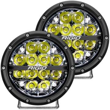 Picture of Rigid Industries 360-Series 6in LED Off-Road Spot Beam - White Backlight Pair