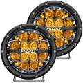 Picture of Rigid Industries 360-Series 6in LED Off-Road Spot Beam - Amber Backlight Pair