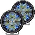 Picture of Rigid Industries 360-Series 6in LED Off-Road Drive Beam - Blue Backlight Pair