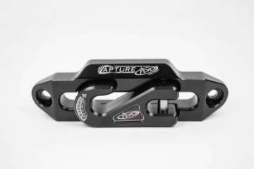 Picture of Addictive Desert Designs 1-5-16in Winch Fairlead Plate w- Recessed Round End Hook - Black