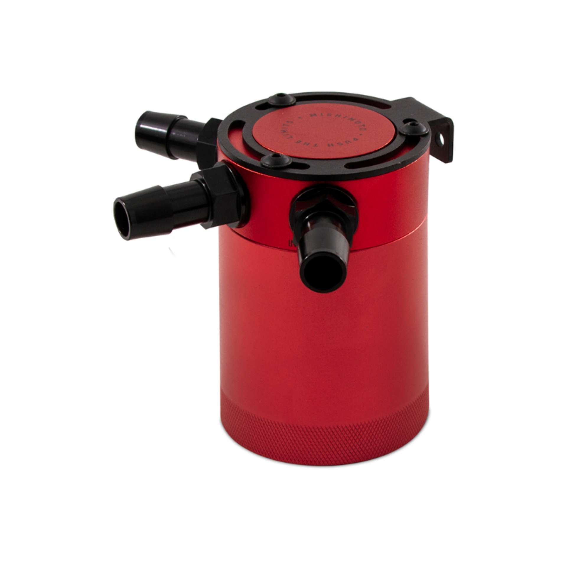 Picture of Mishimoto Compact Baffled Oil Catch Can 3-Port - Red