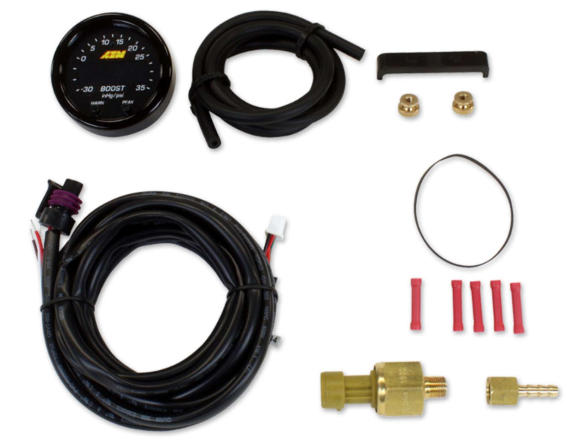 Picture of AEM X-Series Boost Pressure -30inHg 60psi Gauge Kit