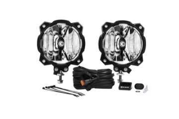 Picture of KC HiLiTES 6in- Pro6 Gravity LED Light 20w Single Mount SAE-ECE Driving Beam Pair Pack System